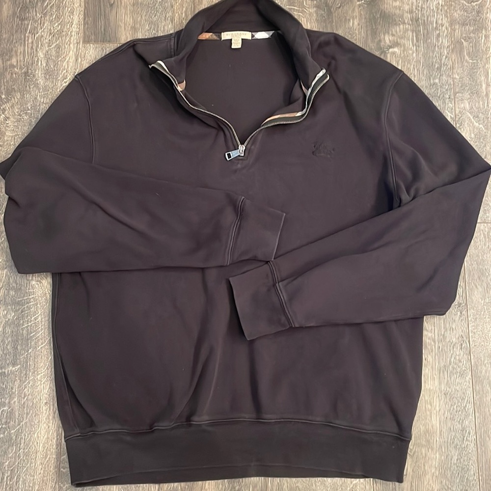 Men’s Burberry 3/4 Zip Sweatshirt